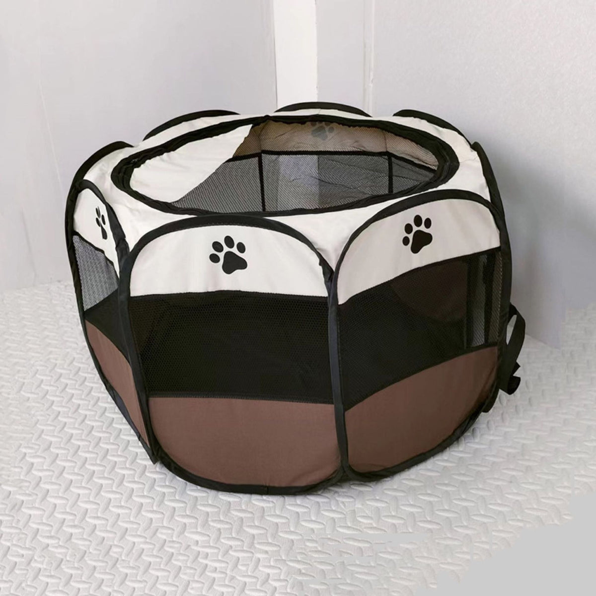 French Bulldog Octagonal Pet Fence – Detachable Washable Cage Tent