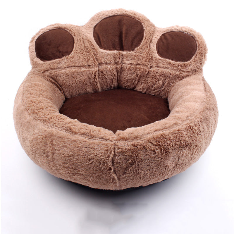 French Bulldog Bear Paw House Bed – Warm Cozy All-Season Mat