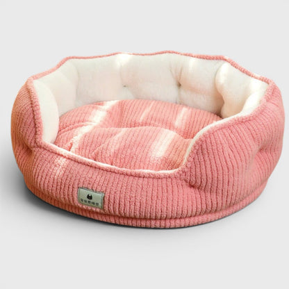 French Bulldog Cozy Dog Bed Sofa – Warm Fluffy All-Season Nest