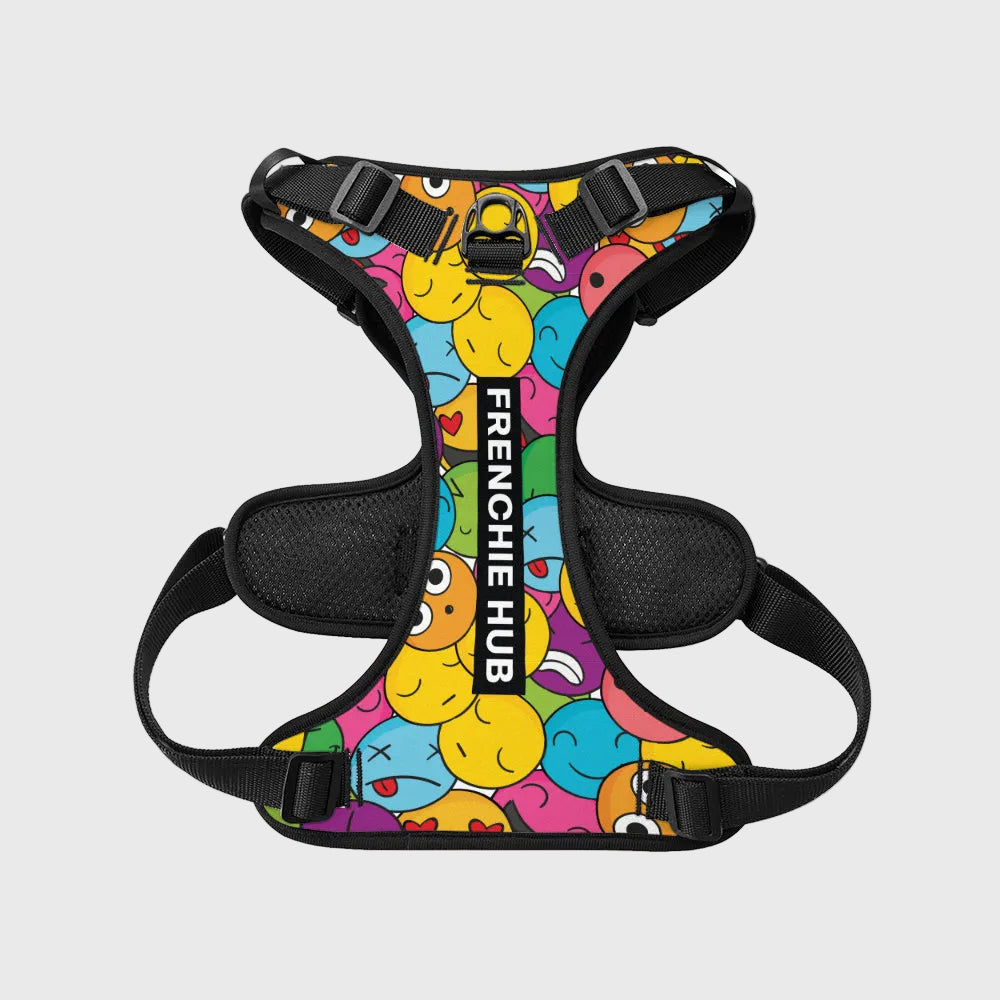 French Bulldog Anti-Pull Walking Harness – Adjustable & Breathable