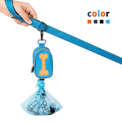 French Bulldog Poop Bag Dispenser – Compact PVC Storage Holder