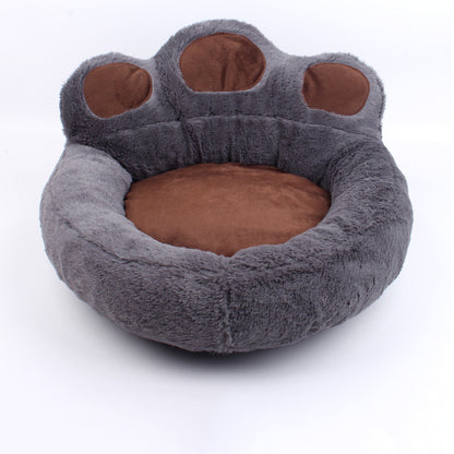 French Bulldog Bear Paw House Bed – Warm Cozy All-Season Mat