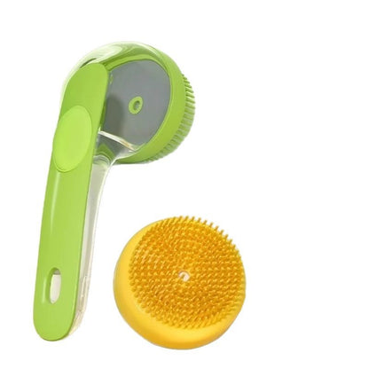 French Bulldog Silicone Bath Brush – Massage Shower Grooming Tool