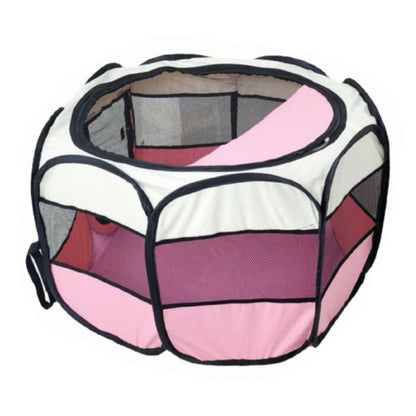 French Bulldog Octagonal Pet Fence – Detachable Washable Cage Tent