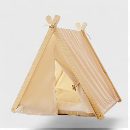 French Bulldog Canvas Tent Bed – Cozy Removable & Washable Nest