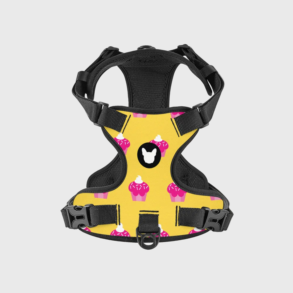 Frenchie Walk Harness – No-Pull Design, Breathable & Fully Adjustable