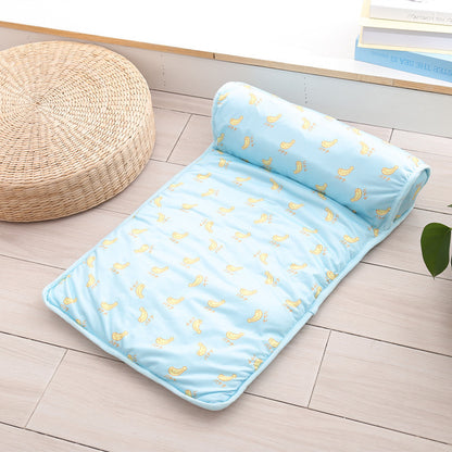 French Bulldog Cooling Ice Silk Mat – Non-Slip Summer Sleep Pad