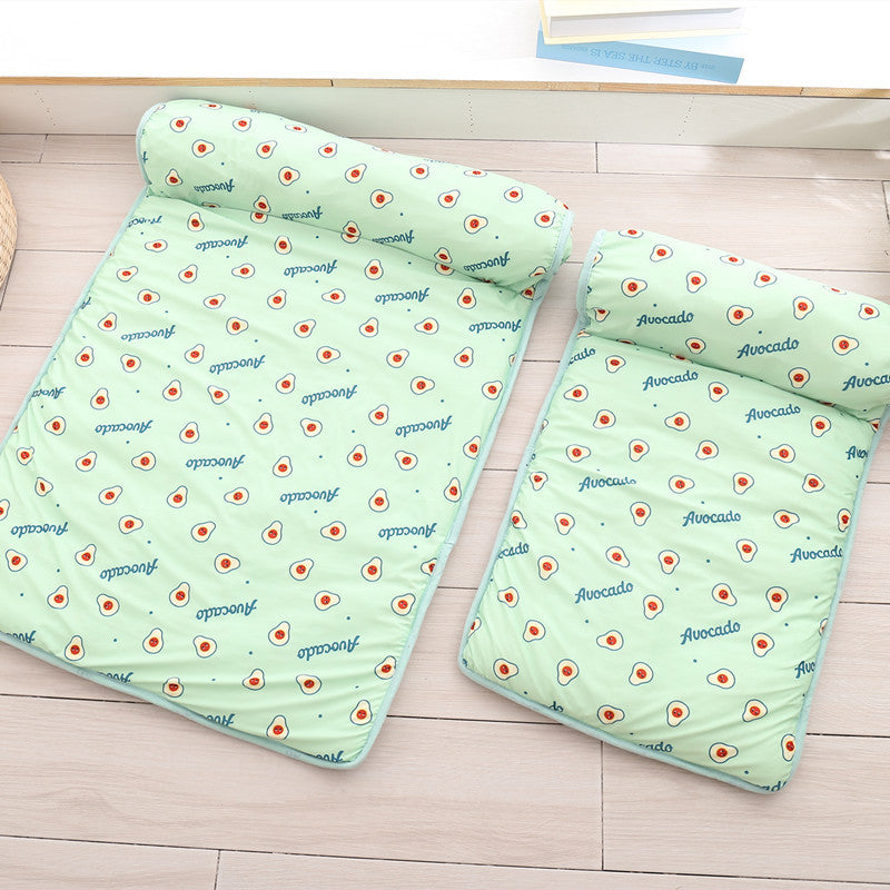 French Bulldog Cooling Ice Silk Mat – Non-Slip Summer Sleep Pad