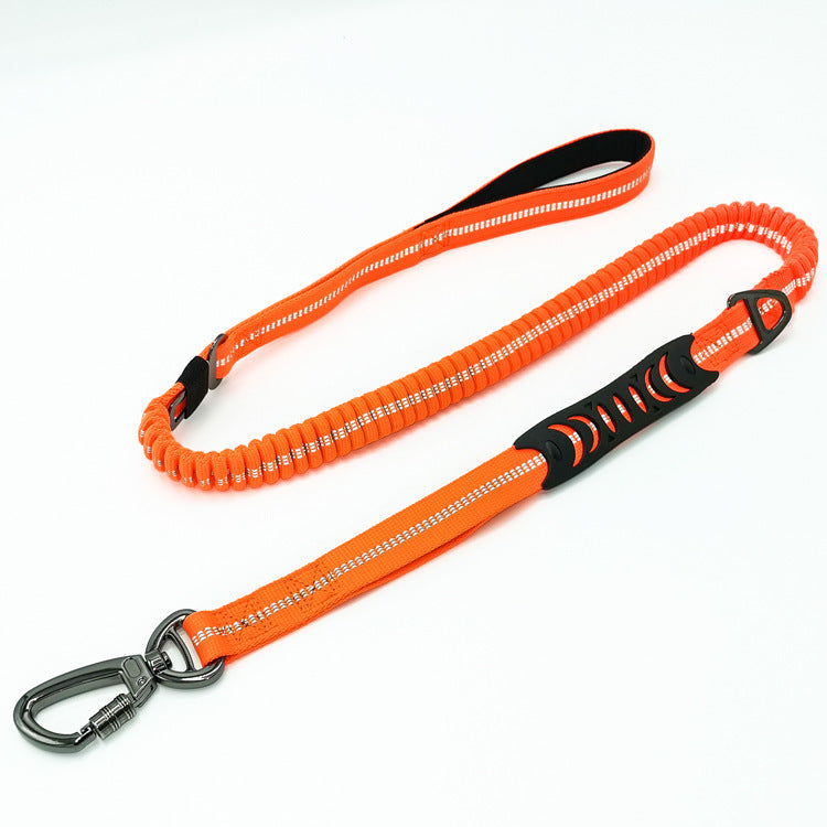 French Bulldog Elastic Reflective Leash – Car Safety Belt Combo