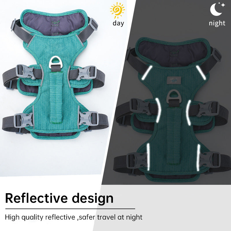 French Bulldog No-Escape Harness – Padded Control Handle Vest