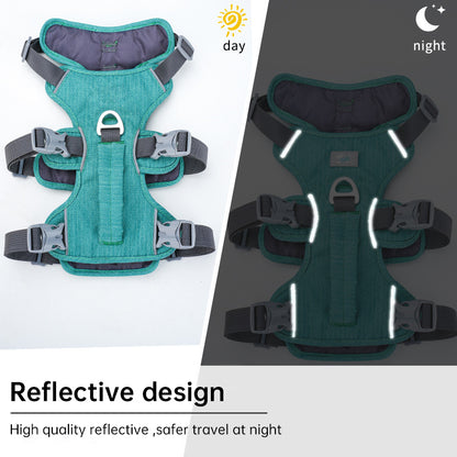 French Bulldog No-Escape Harness – Padded Control Handle Vest