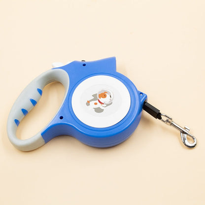 French Bulldog Retractable LED Leash – 5M Auto Rope Walker