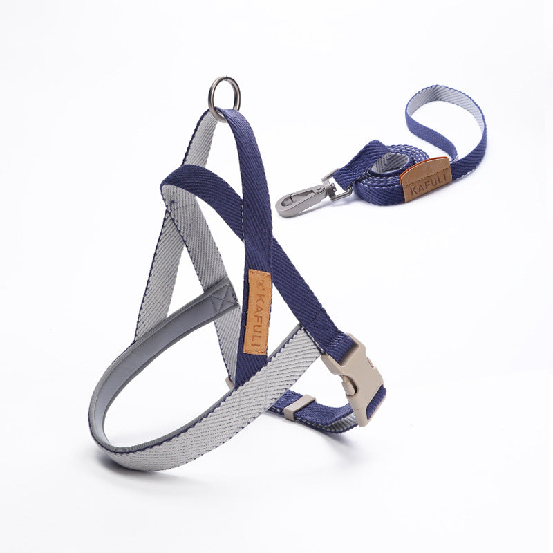 French Bulldog Vest Harness & Leash Set – Durable Walking Rope