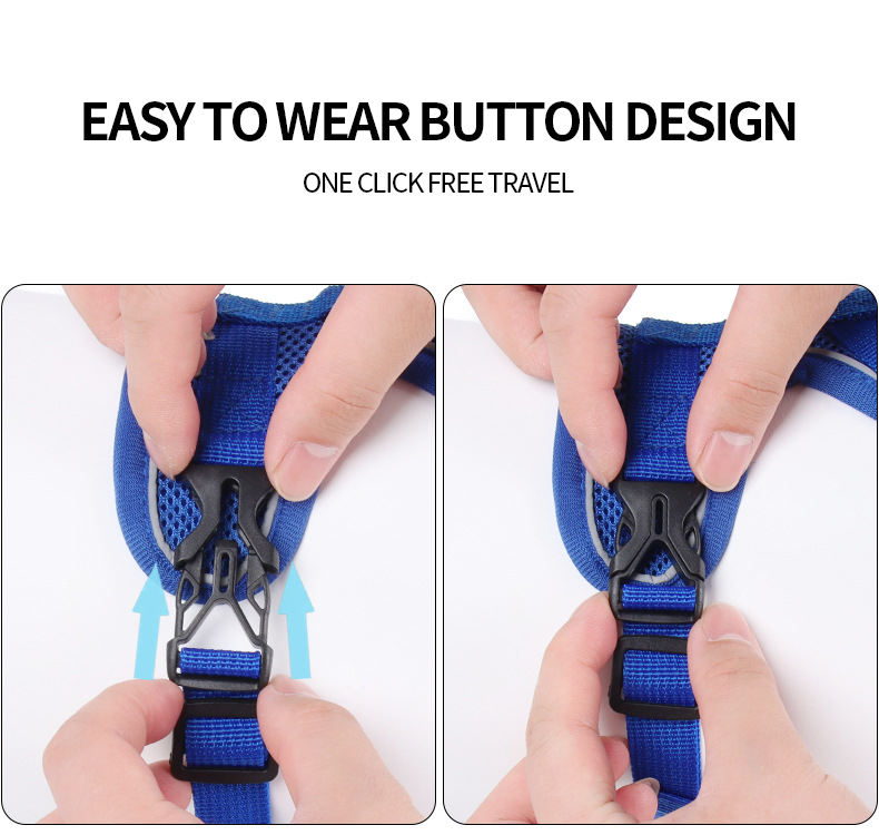 French Bulldog Reflective Mesh Vest Harness – Breathable & Soft