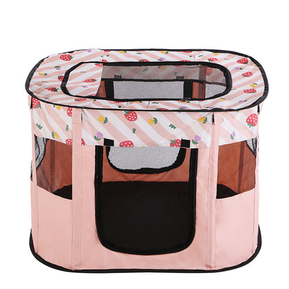 French Bulldog Folding Fence Tent – Soft Rectangular Nest