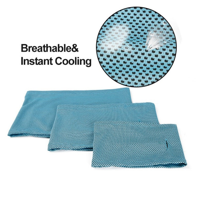 French Bulldog Cooling Bandana – Instant Ice Cool Neck Wrap