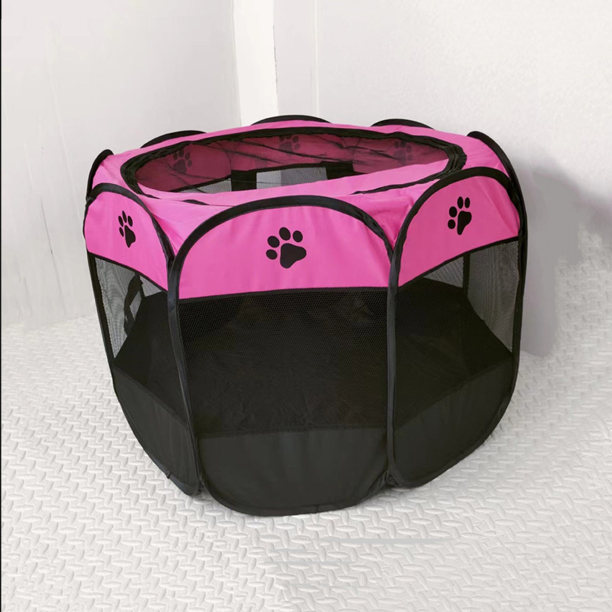 French Bulldog Octagonal Pet Fence – Detachable Washable Cage Tent