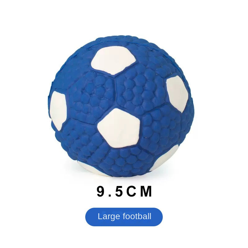 French Bulldog Squeaky Latex Ball – Durable Chew Toy for Frenchies