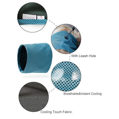 French Bulldog Cooling Bandana – Instant Ice Cool Neck Wrap