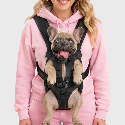 French Bulldog Hands-Free Carrier Backpack – Comfy Oxford Bag