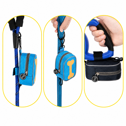 French Bulldog Poop Bag Dispenser – Compact PVC Storage Holder