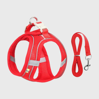 French Bulldog Reflective Mesh Harness – Safe, Cool & Adjustable