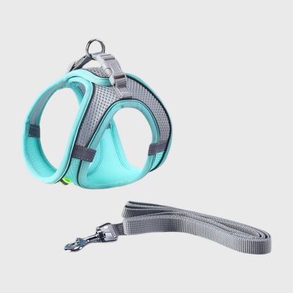 French Bulldog Reflective Mesh Harness – Safe, Cool & Adjustable
