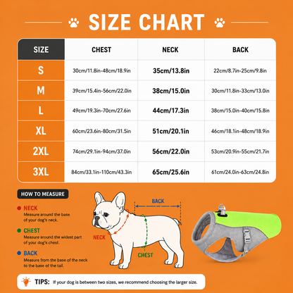 French Bulldog Cooling Vest – Breathable Summer Heat Protection