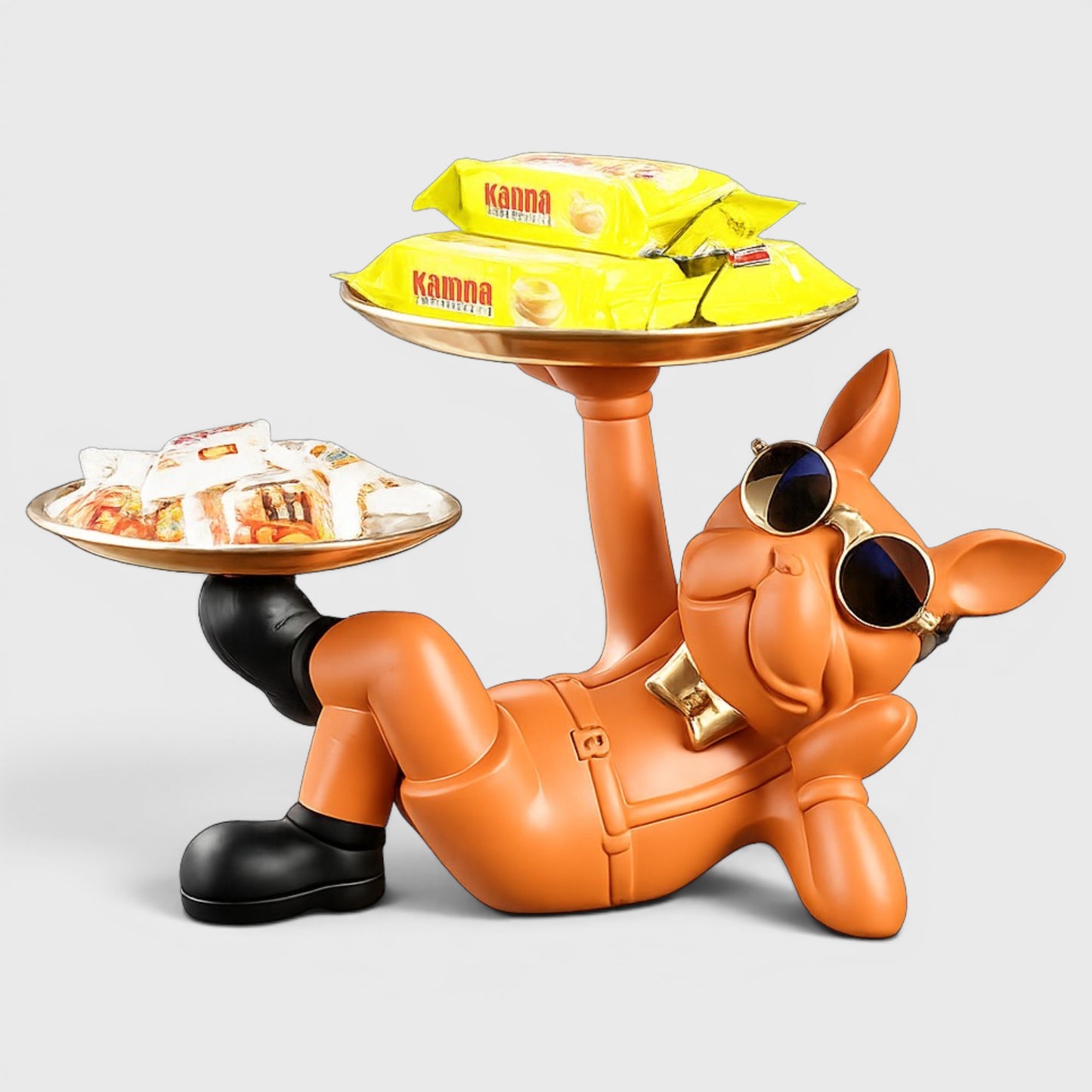 French Bulldog Resin Tray – Cute Key & Candy Desk Organizer