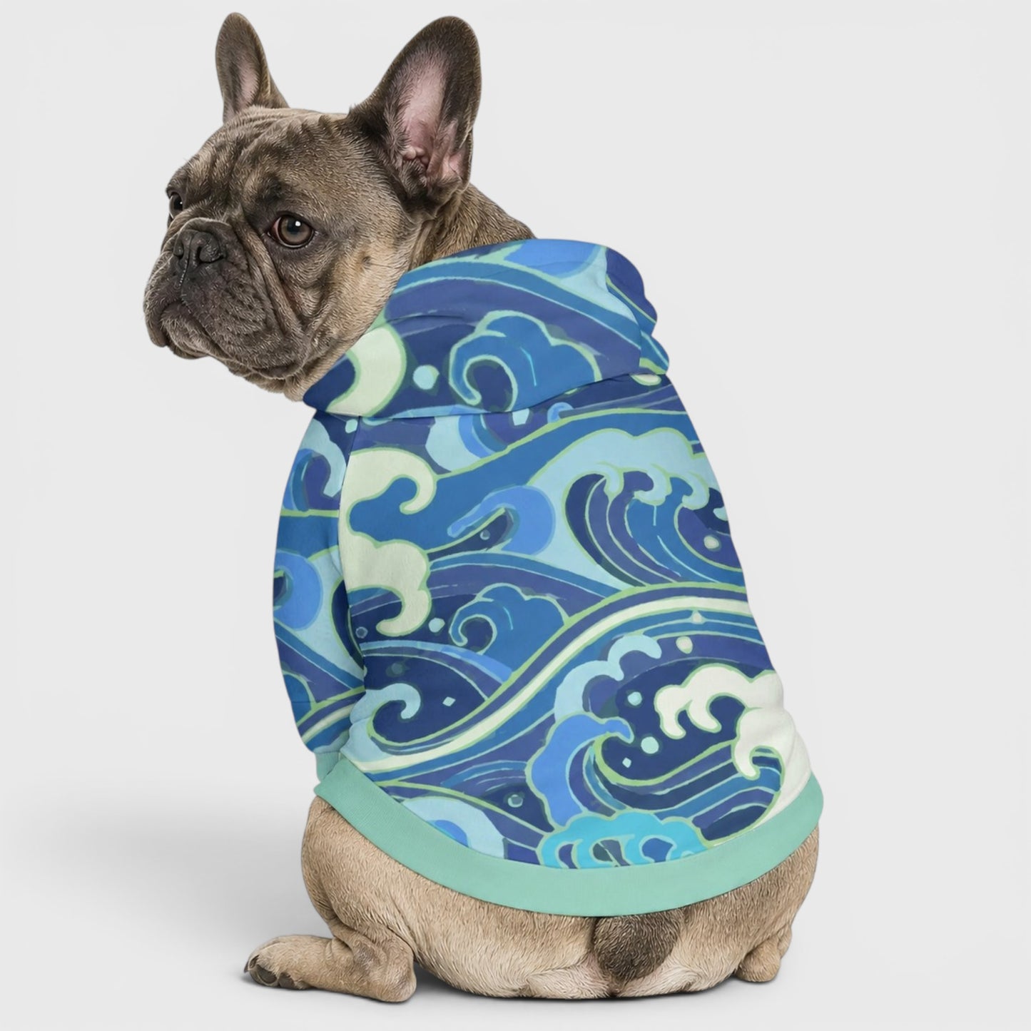 Frenchie Dog Hoodie – Cozy Cotton Sweatshirt for French Bulldogs