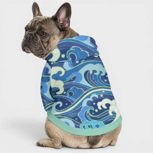 Frenchie Dog Hoodie – Cozy Cotton Sweatshirt for French Bulldogs