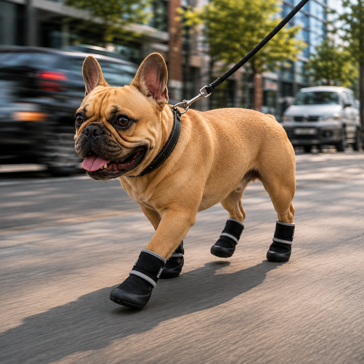 French Bulldog Waterproof Boots – Reflective Anti-Slip Sport Shoes