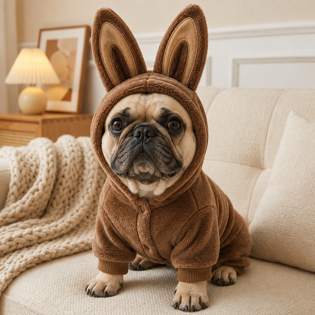 French Bulldog Dinosaur Costume – Cute Cartoon Cosplay Outfit