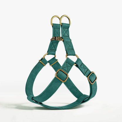 French Bulldog PU Leather Harness – Tank Top Style Chest Back