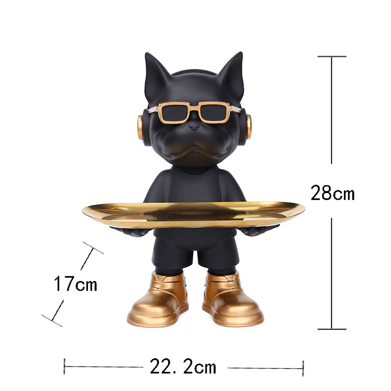 French Bulldog Resin Key Tray – Cute Home & Desk Decor