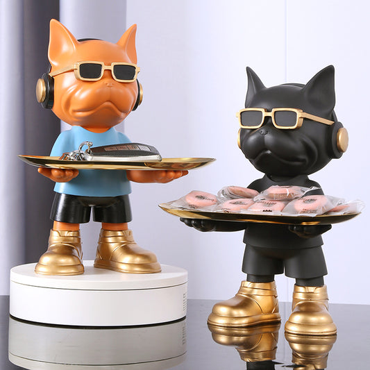 French Bulldog Resin Key Tray – Cute Home & Desk Decor