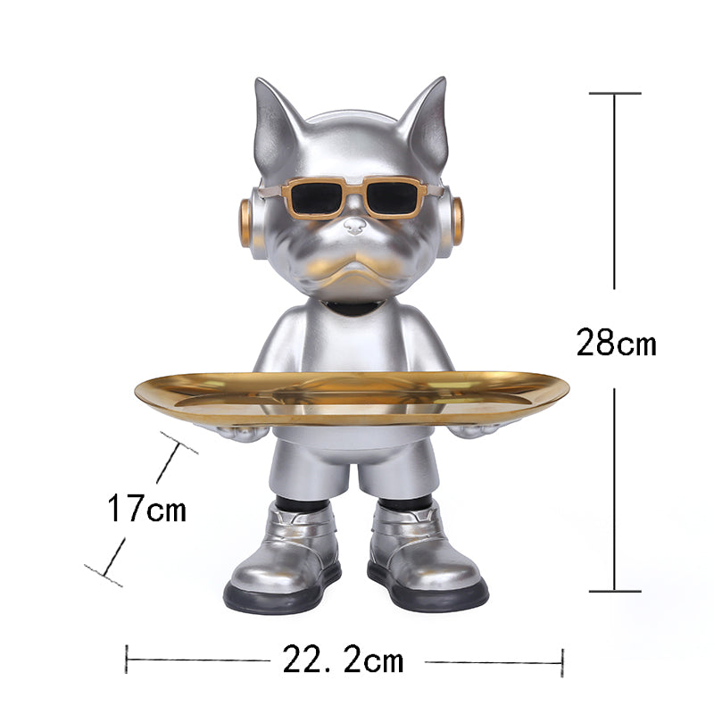 French Bulldog Resin Key Tray – Cute Home & Desk Decor