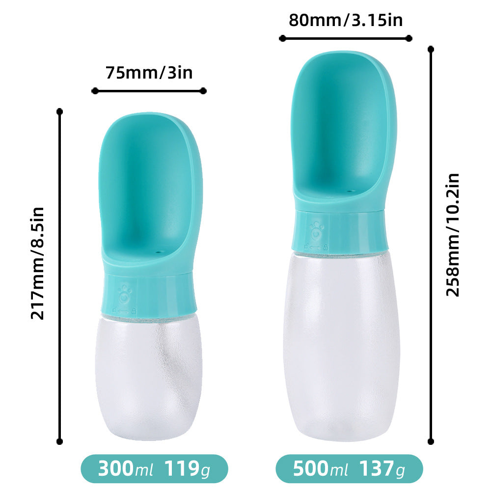 Portable French Bulldog Water Bottle – Travel Feeding Dispenser