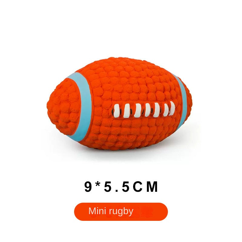 French Bulldog Squeaky Latex Ball – Durable Chew Toy for Frenchies