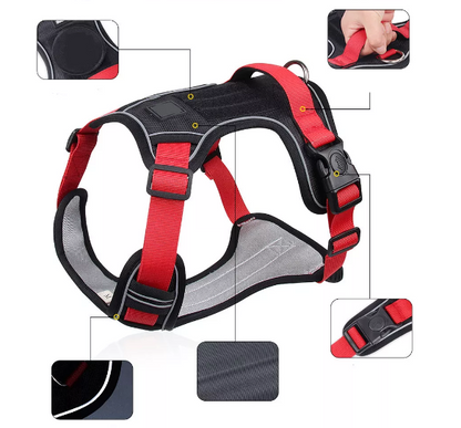French Bulldog Chest Harness Vest – Durable Oxford No-Escape