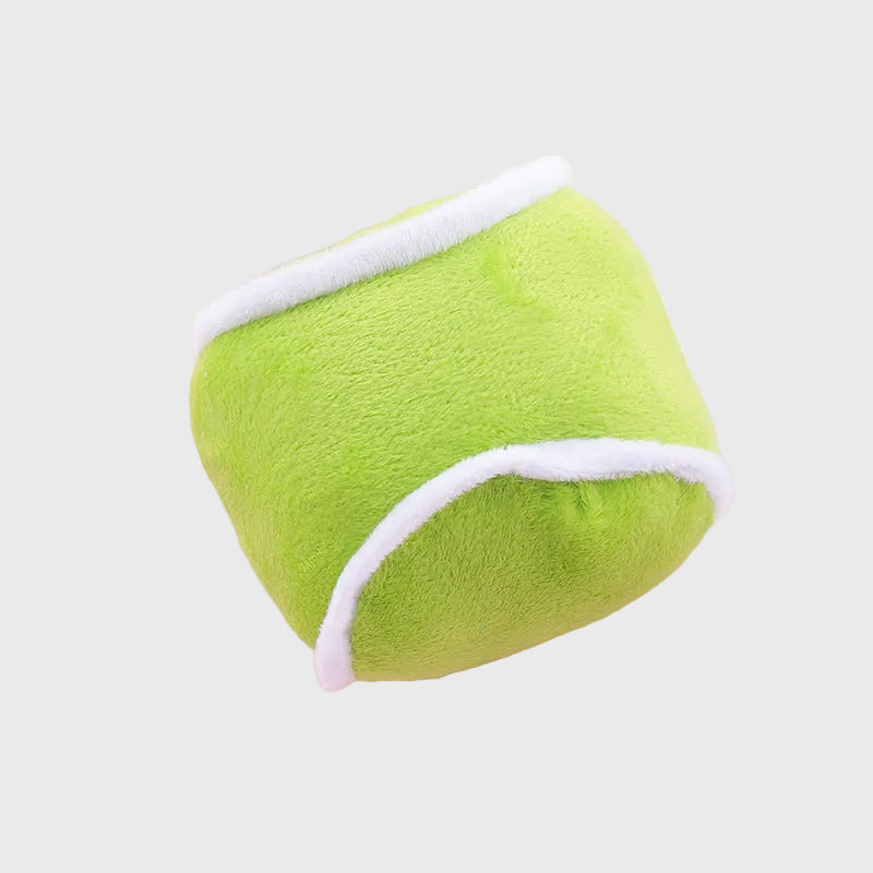 French Bulldog Squeaky Plush Ball Toy – Soft Sports Simulation