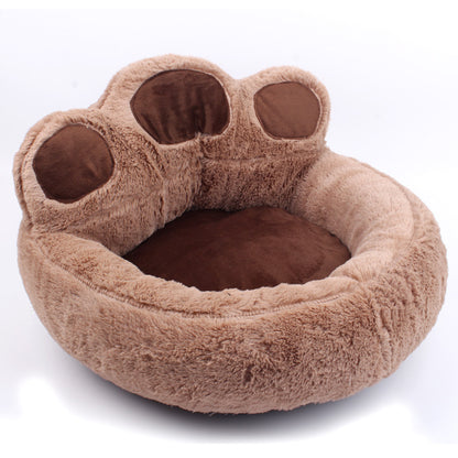 French Bulldog Bear Paw House Bed – Warm Cozy All-Season Mat