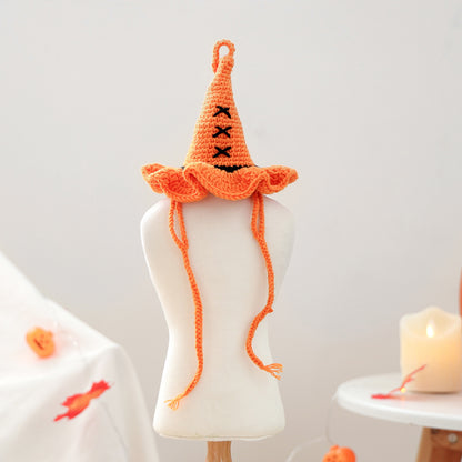 French Bulldog Wizard Hat – Funny Knitted Halloween Costume Hat