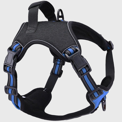 French Bulldog Reflective Vest Harness – Explosion-Proof Oxford