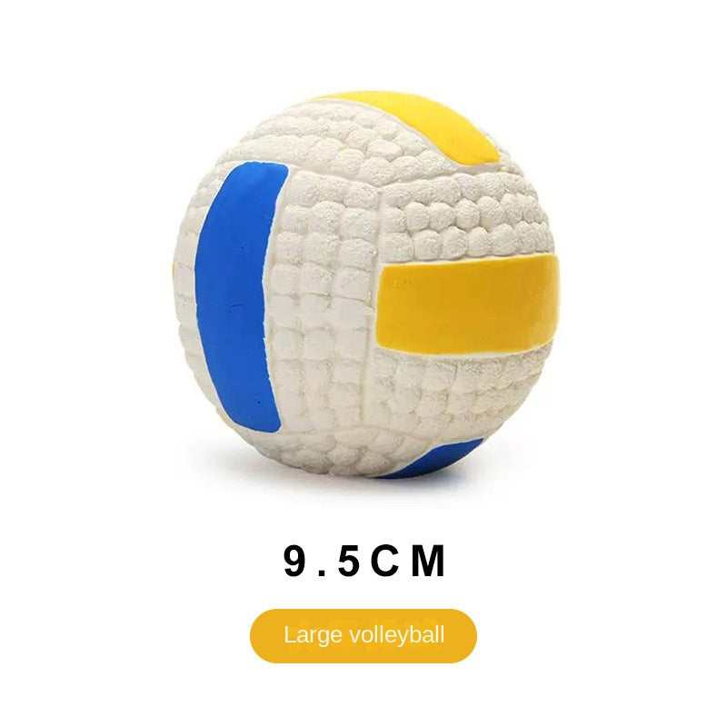 French Bulldog Squeaky Latex Ball – Durable Chew Toy for Frenchies