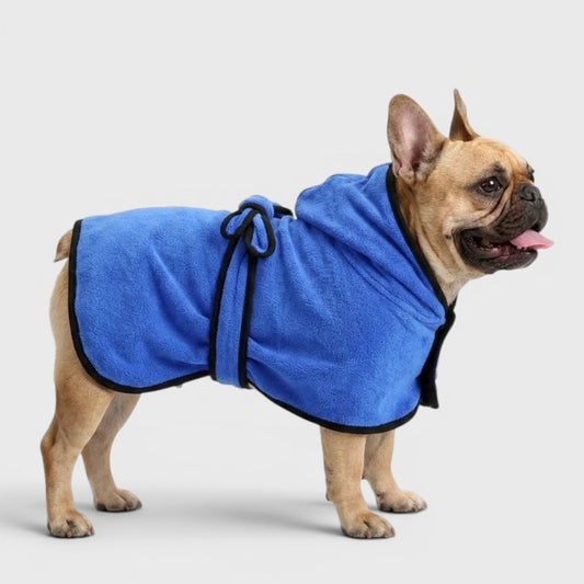 French Bulldog Bathrobe Towel – Super Absorbent & Easy Wear