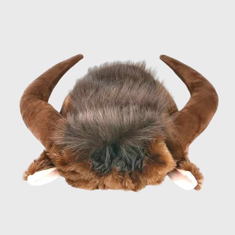 French Bulldog Lion Mane Wig Hat – Funny Costume Accessory