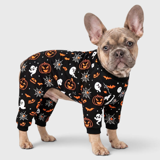 French Bulldog Pumpkin Pajamas – Four-Legged Halloween Costume