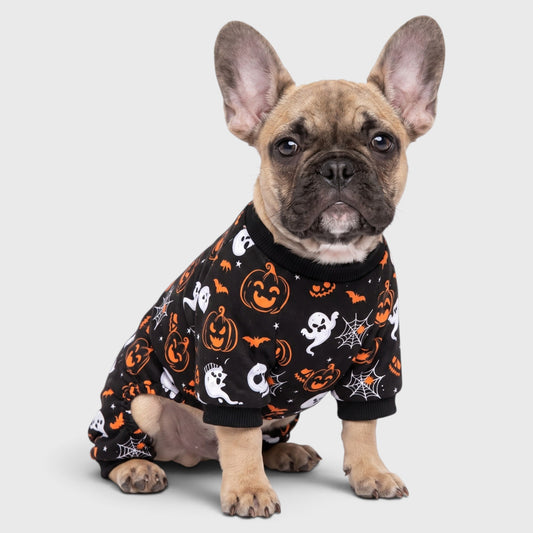 French Bulldog Pumpkin Pajamas – Four-Legged Halloween Costume