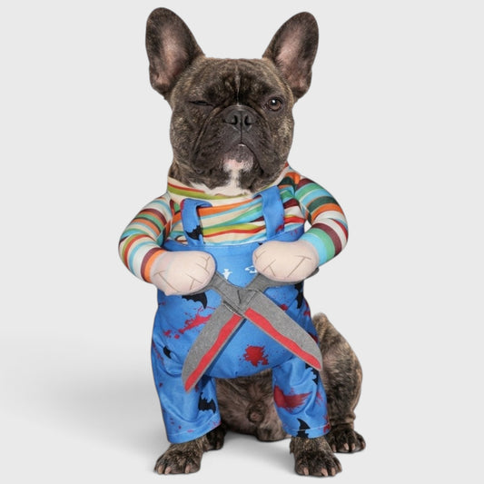 French Bulldog Scissor Hands Costume – Funny Halloween Role Play